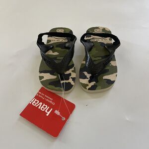 Havaianas‎ Sandals 4C Camo Toddler Kid's Baby Flip Flop NWT Unused